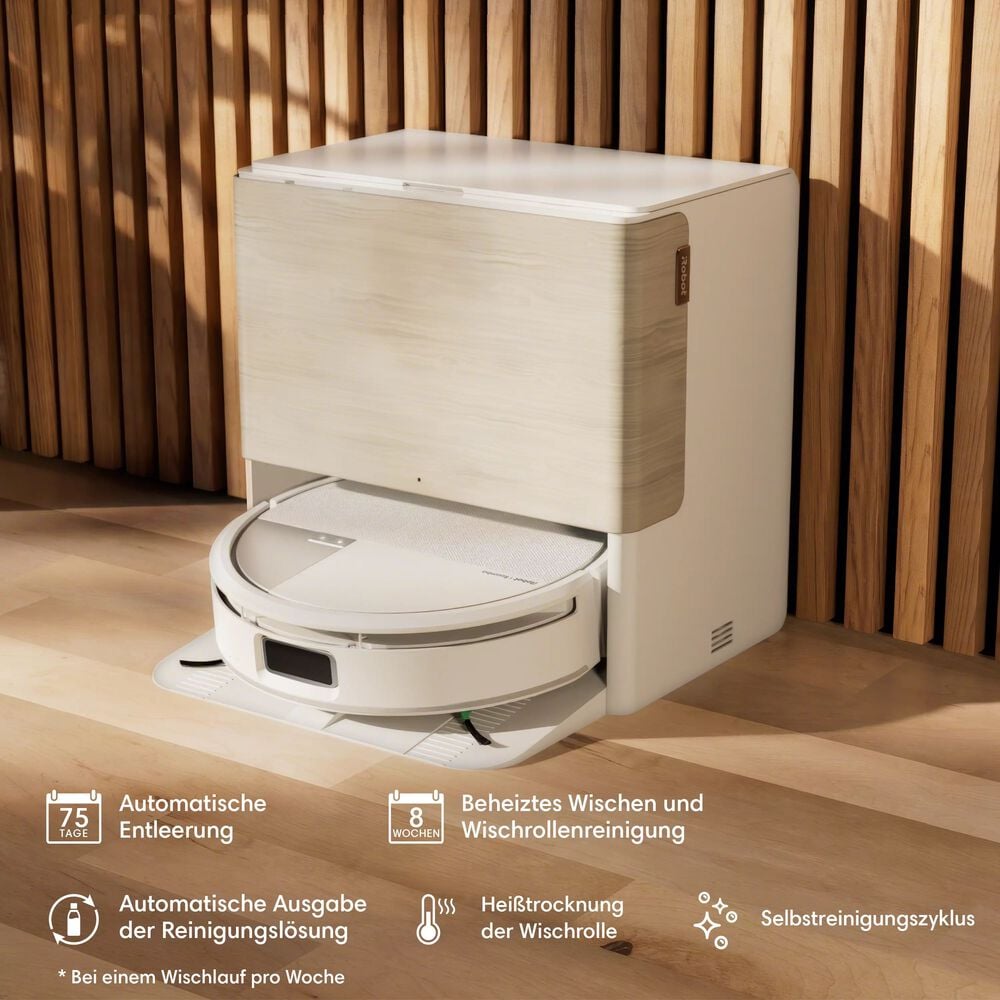 Das AutoWash™ Dock für makellose Sauberkeit